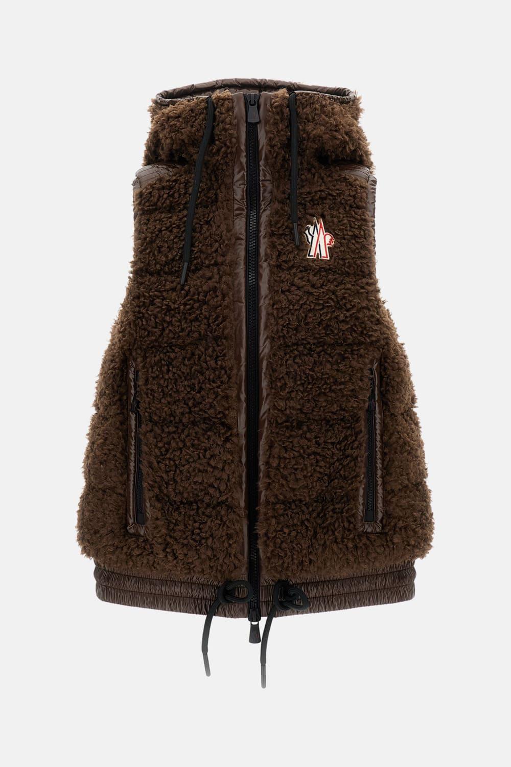 moncler grenoble fleece vest
