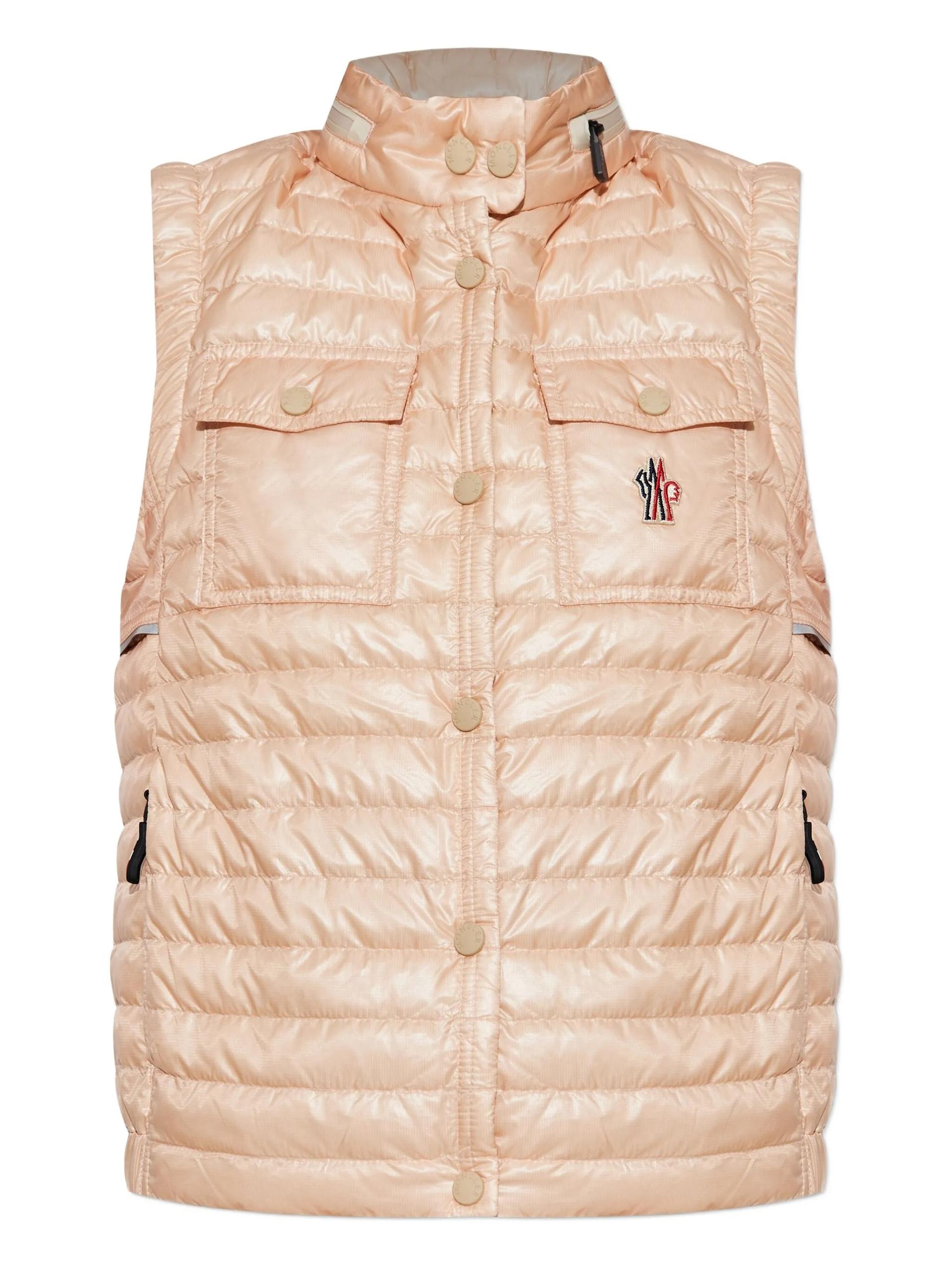 moncler grenoble gumiane vest pink & purple gilet - women
