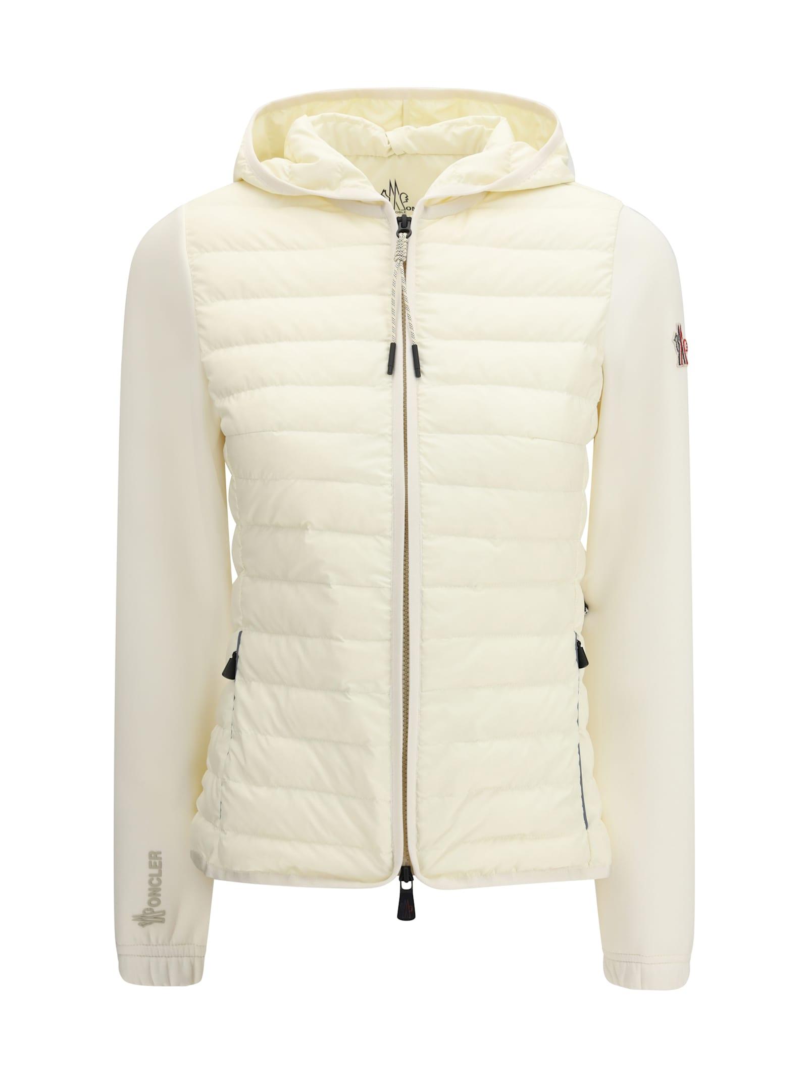 moncler grenoble hooded cardigan