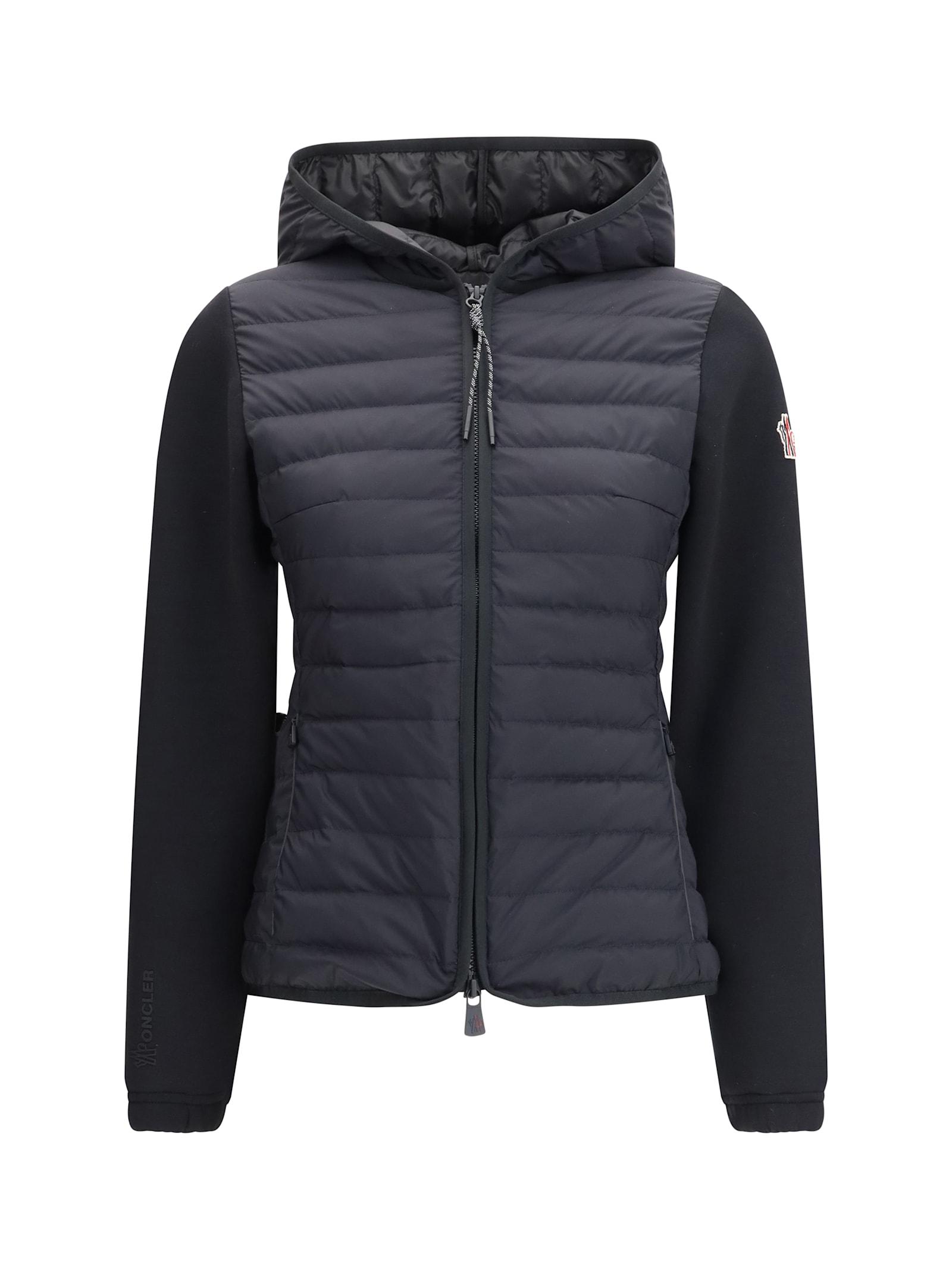 moncler grenoble hooded cardigan