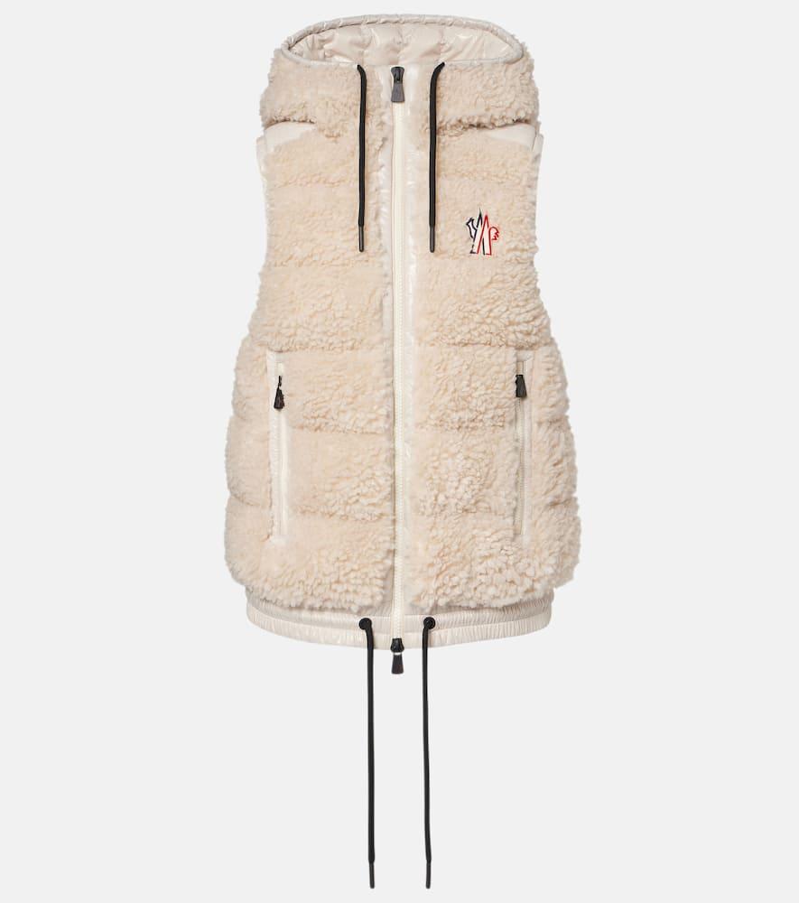 moncler grenoble hooded down vest