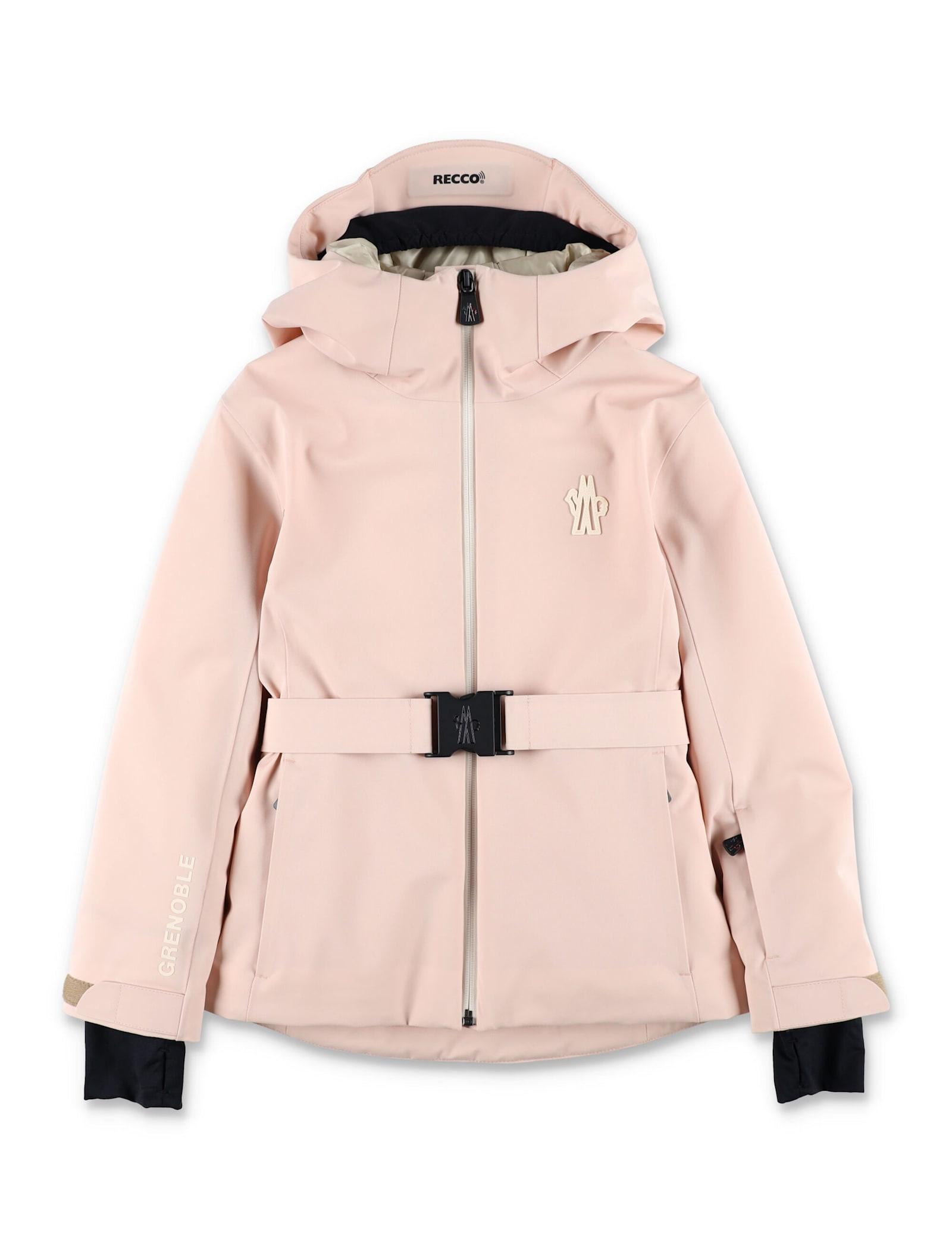 moncler grenoble kids yoline pink ski jacket