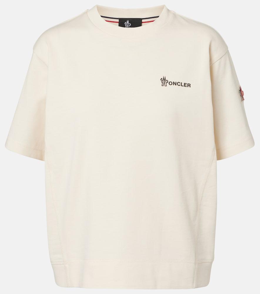moncler grenoble logo cotton jersey t