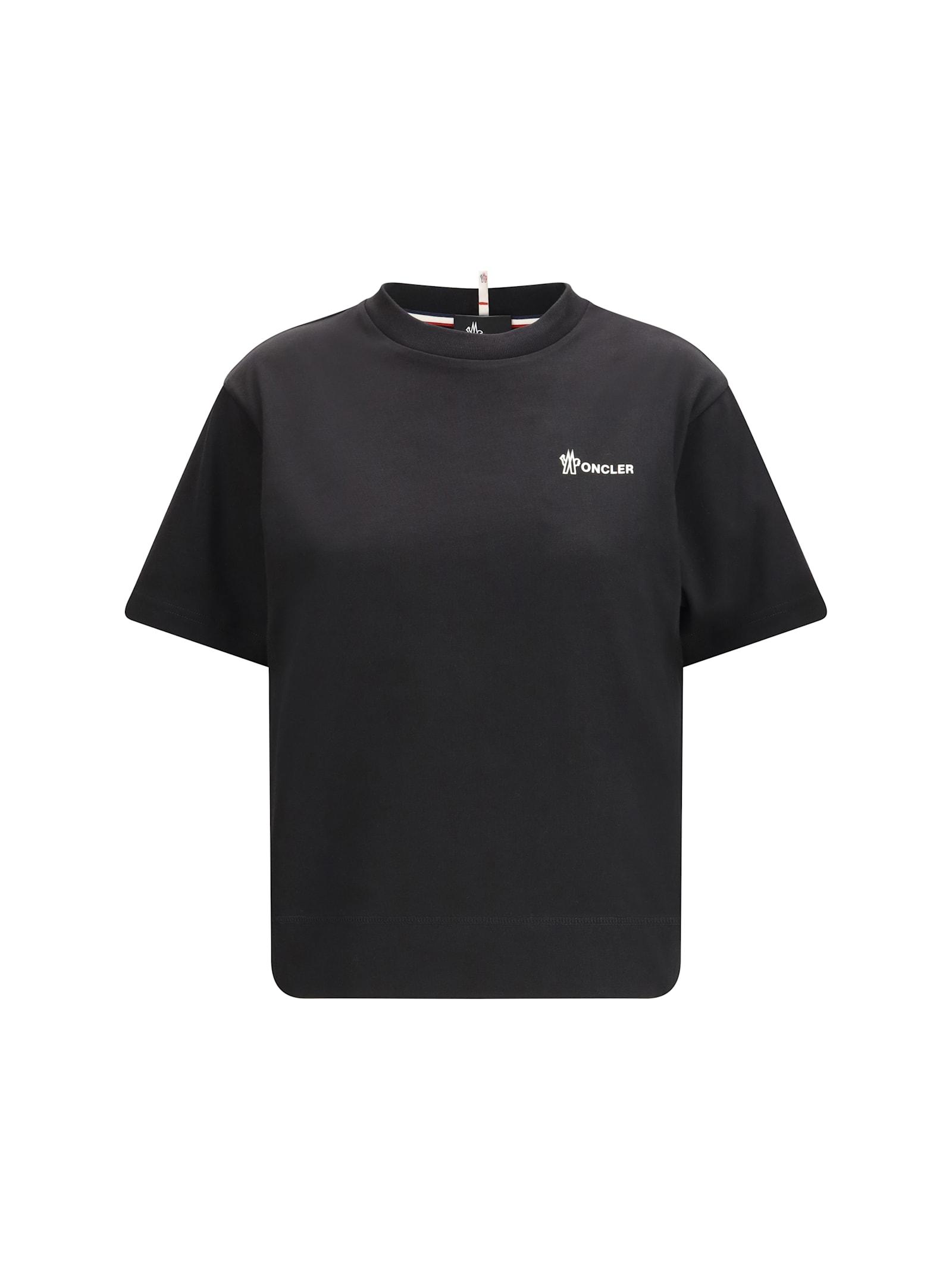 moncler grenoble logo cotton t-shirt