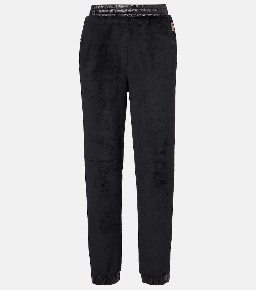 moncler grenoble logo fleece sweatpants
