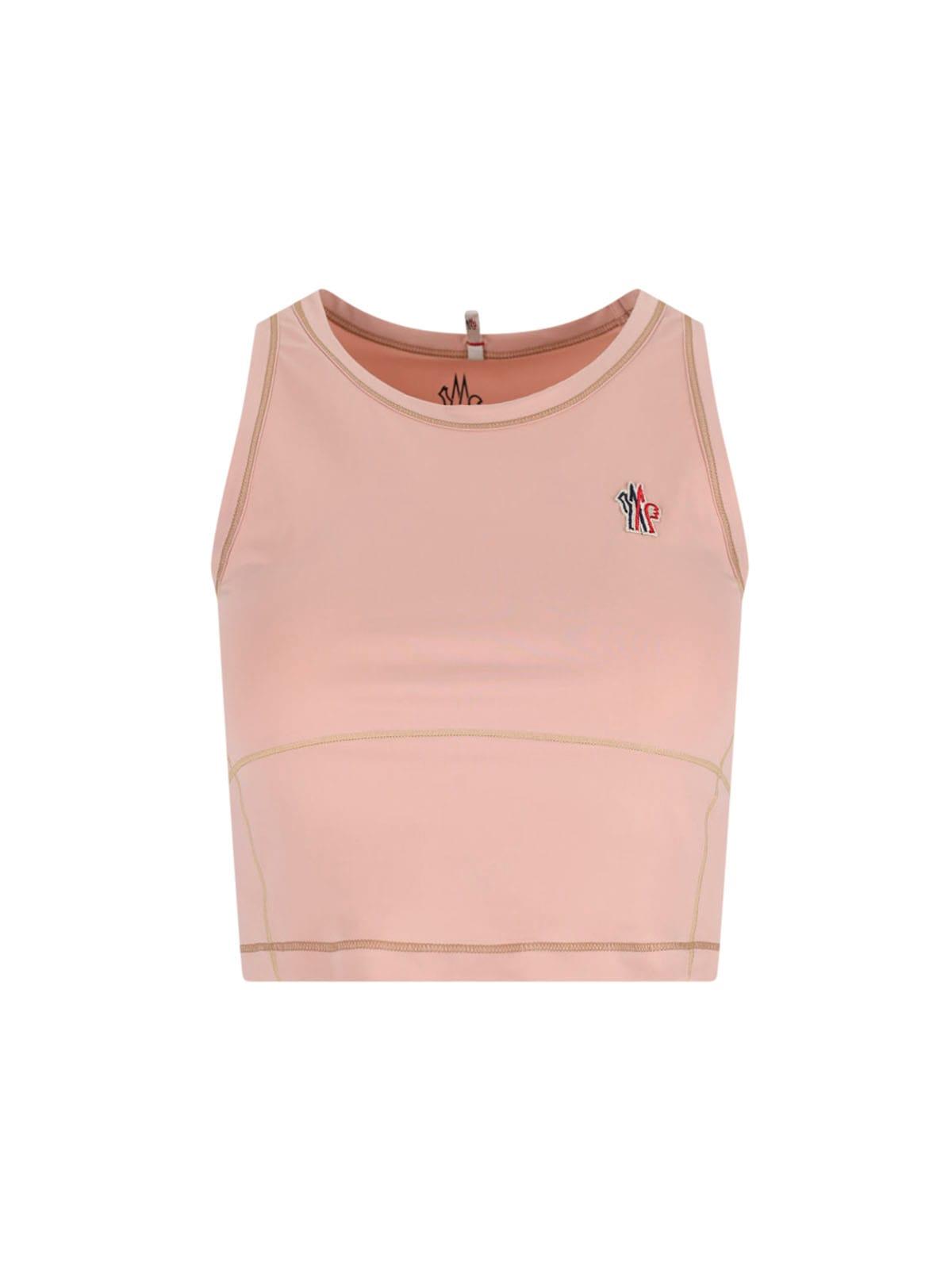 moncler grenoble logo tank top