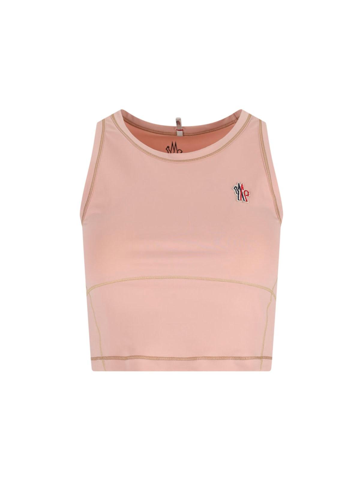 moncler grenoble logo tank top