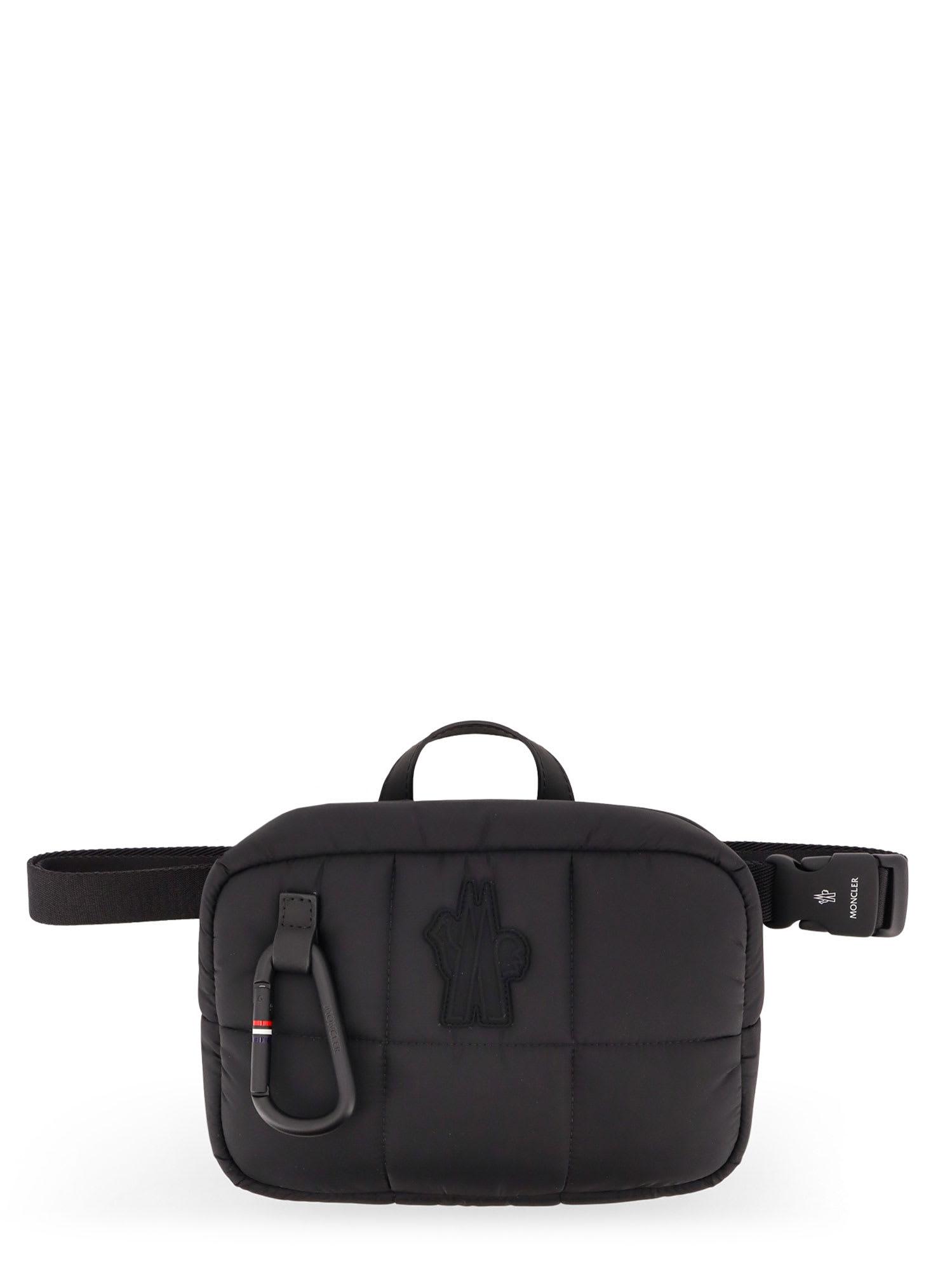 moncler grenoble nylon belt bag with embossed logo