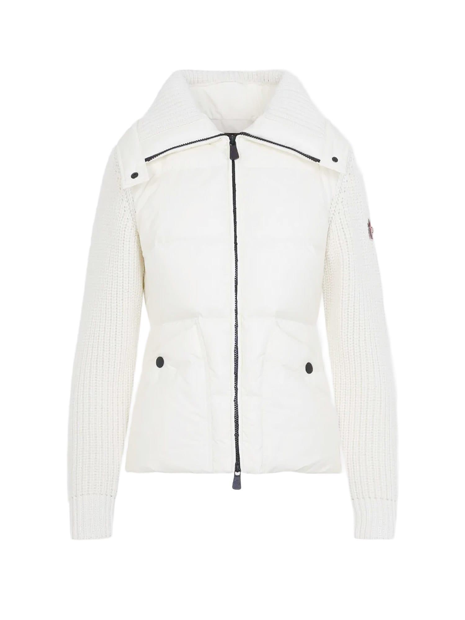 moncler grenoble nylon jacket with logo on the side
