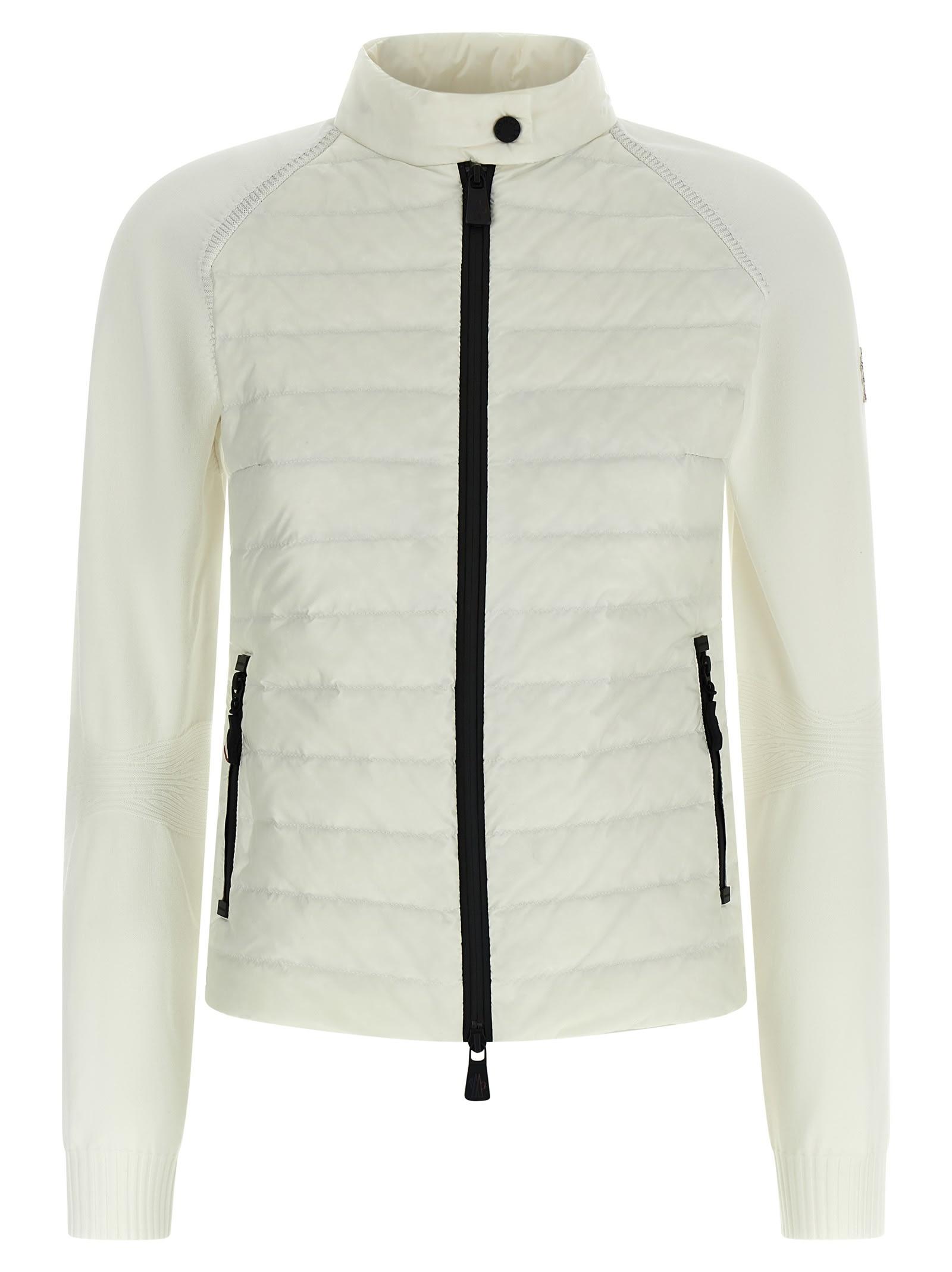 moncler grenoble padded cardigan