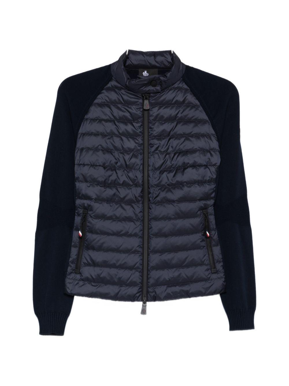 moncler grenoble sweaters blue polyamide - women