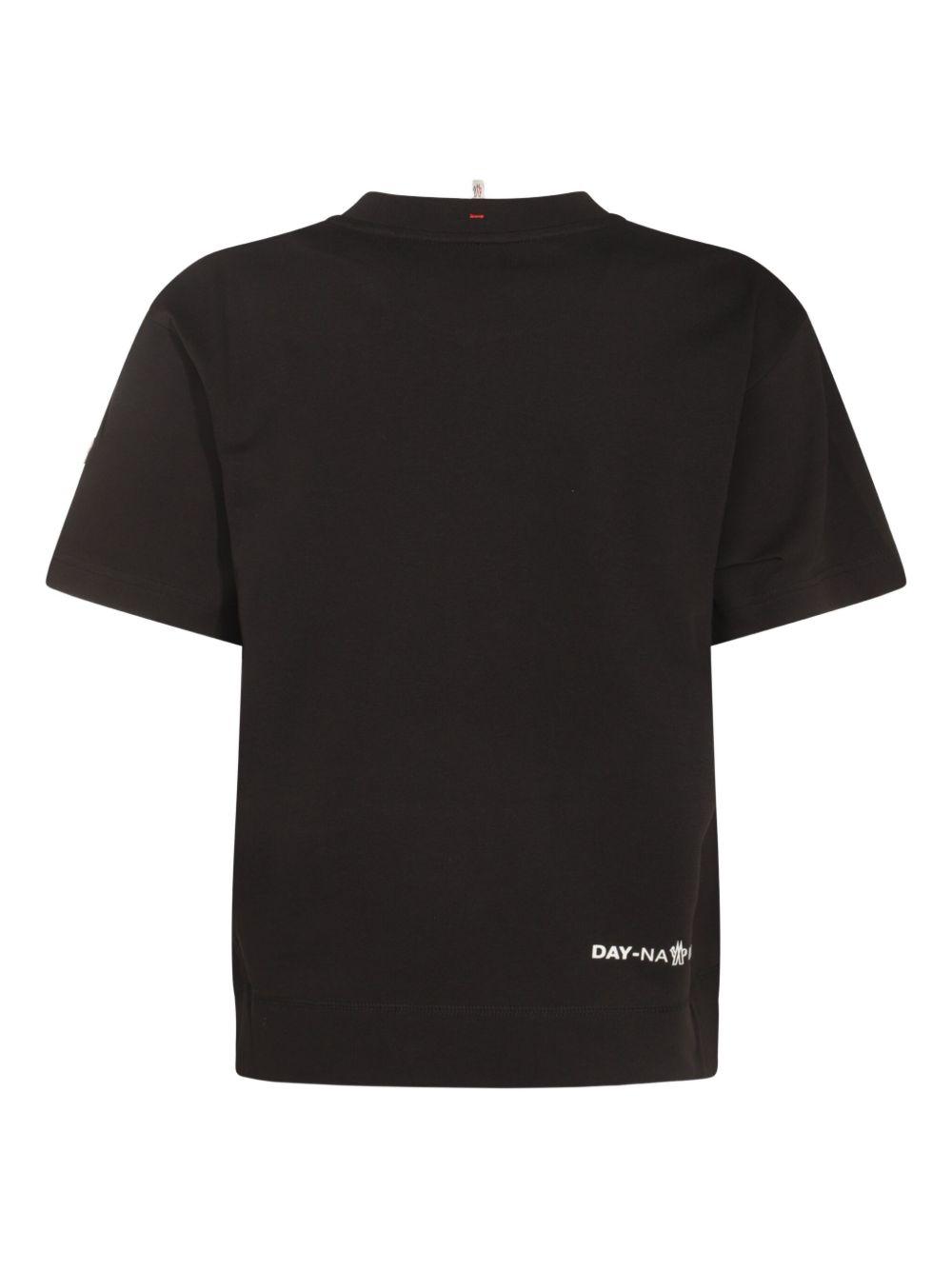 moncler grenoble t-shirts and polos black cotton - women