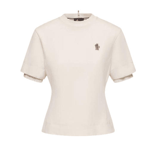 moncler grenoble t-shirts and polos ivory - women
