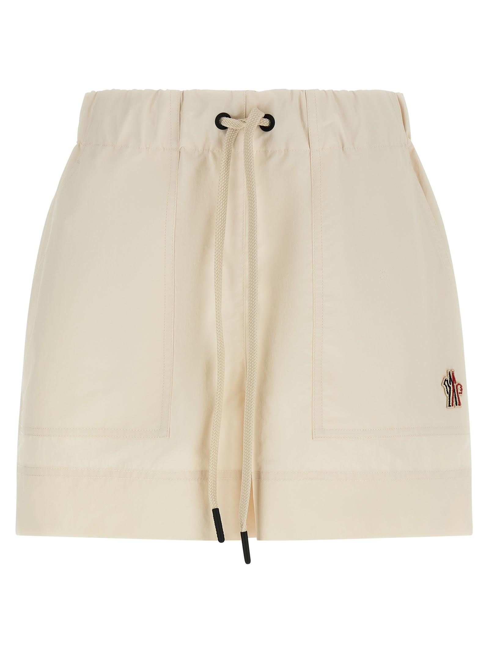 moncler grenoble technical froissé shorts
