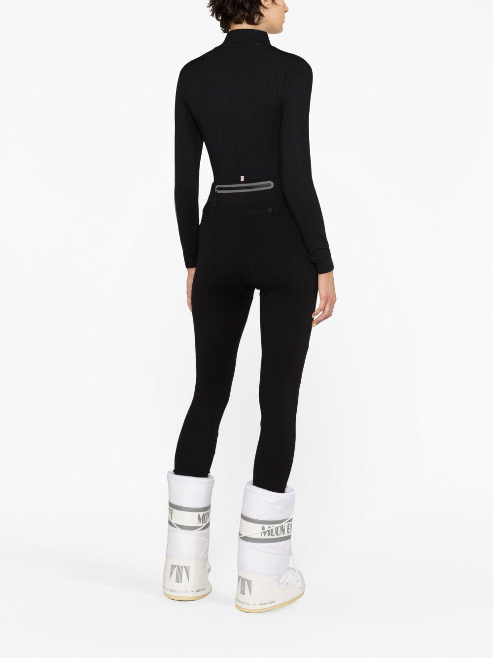 moncler grenoble trousers black polyacrylic - women
