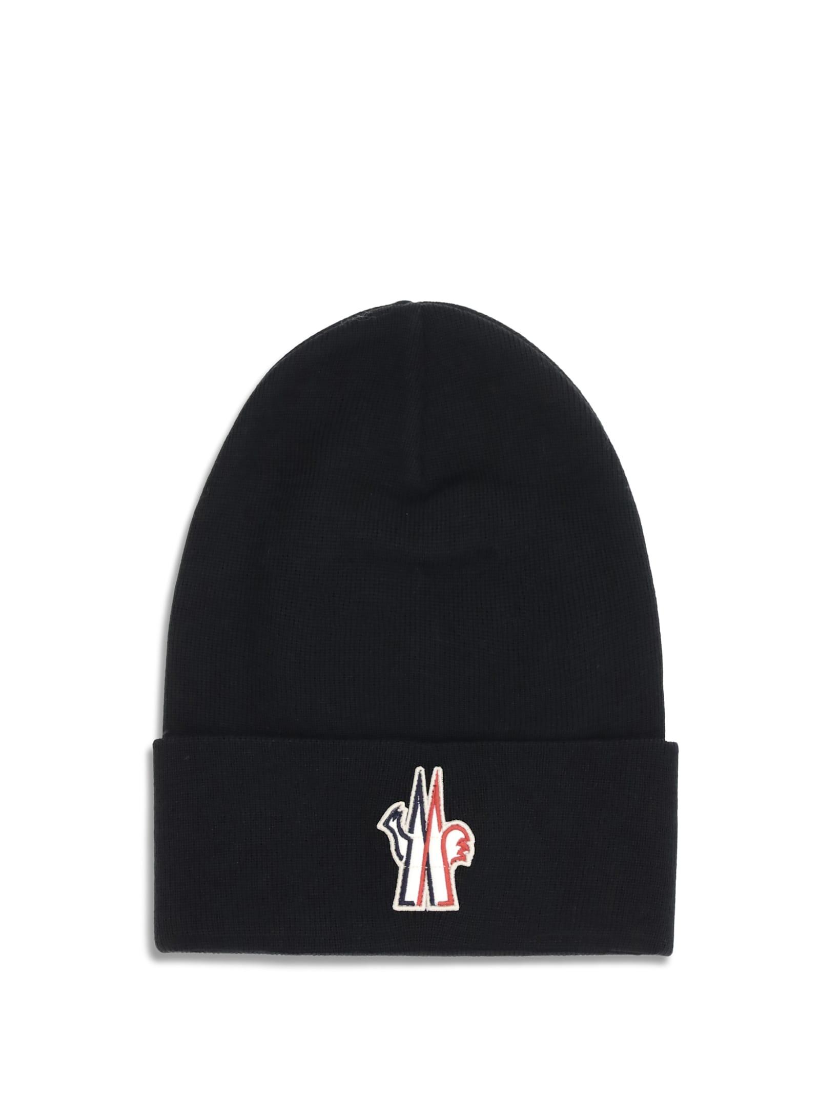 moncler grenoble wool beanie hat