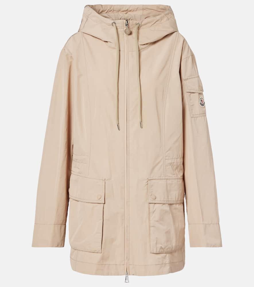 moncler leandro technical poplin parka
