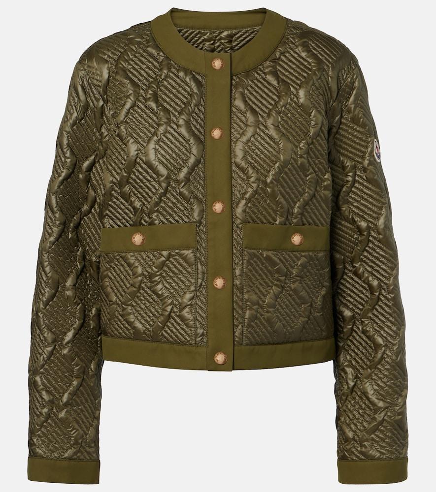 moncler libellule quilted down jacket