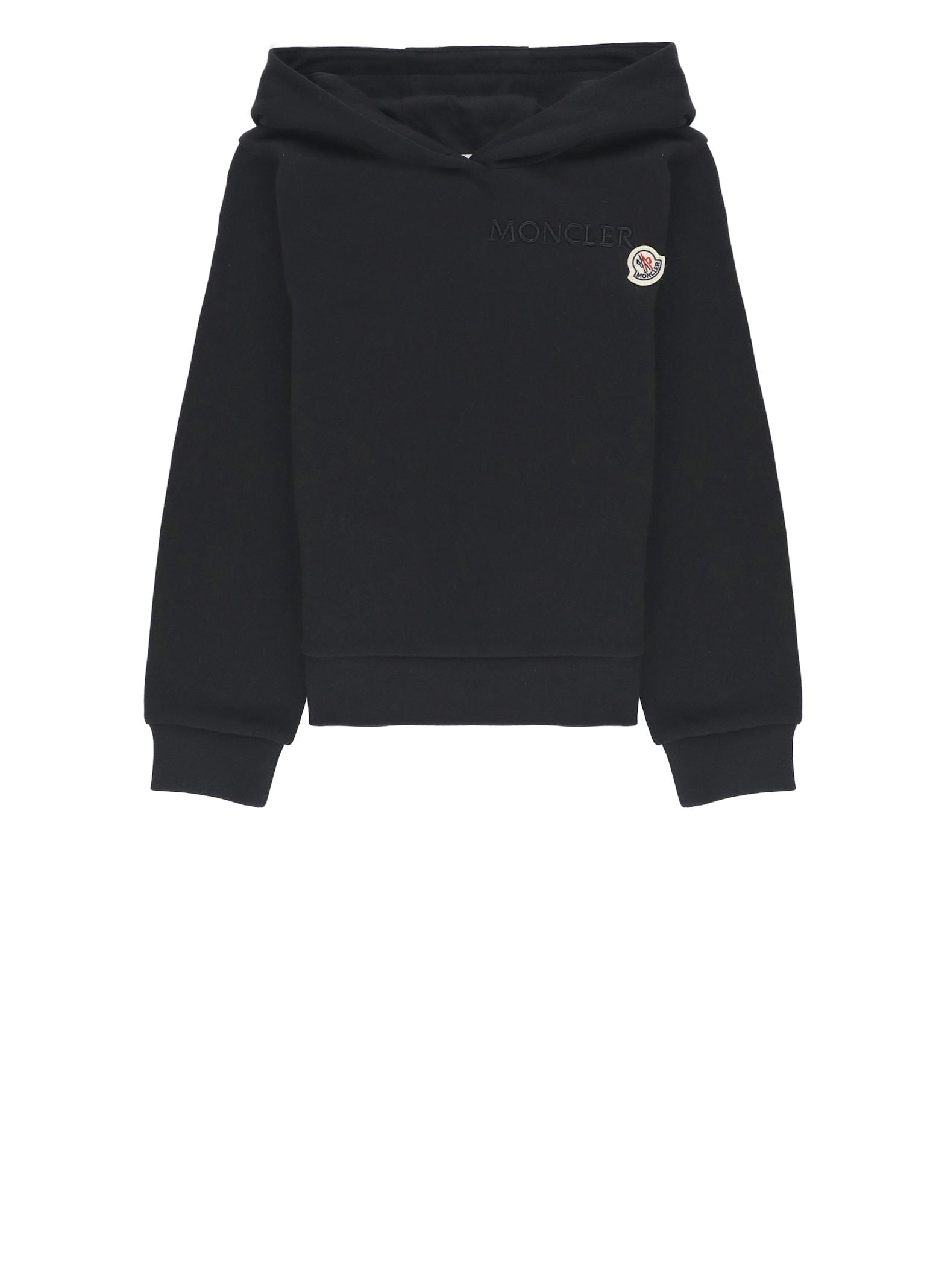 moncler loged hoodie