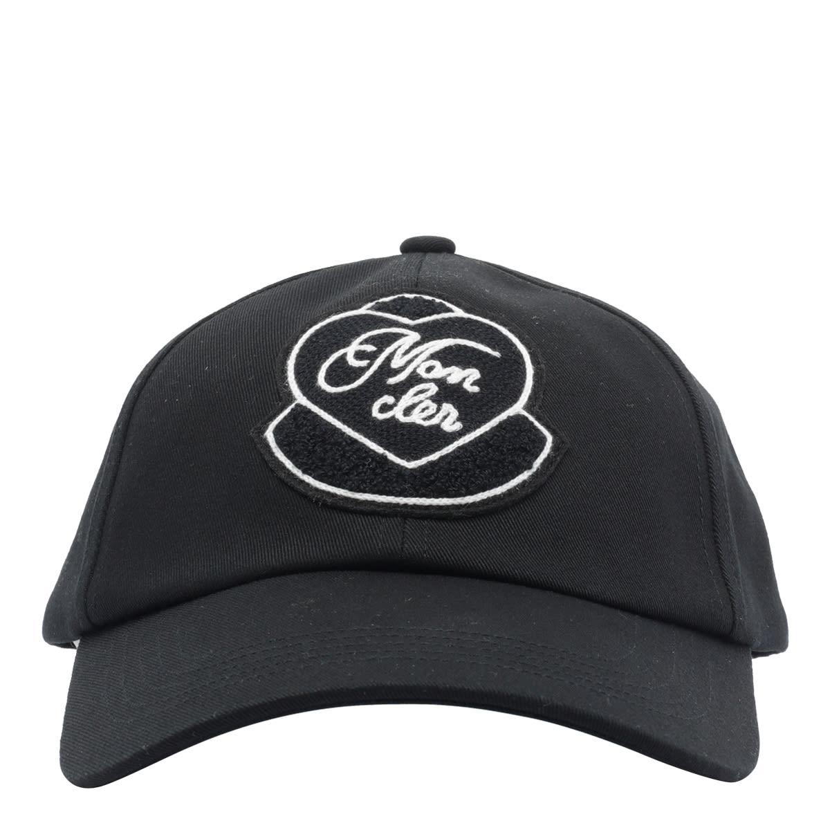 moncler logo baseball cap