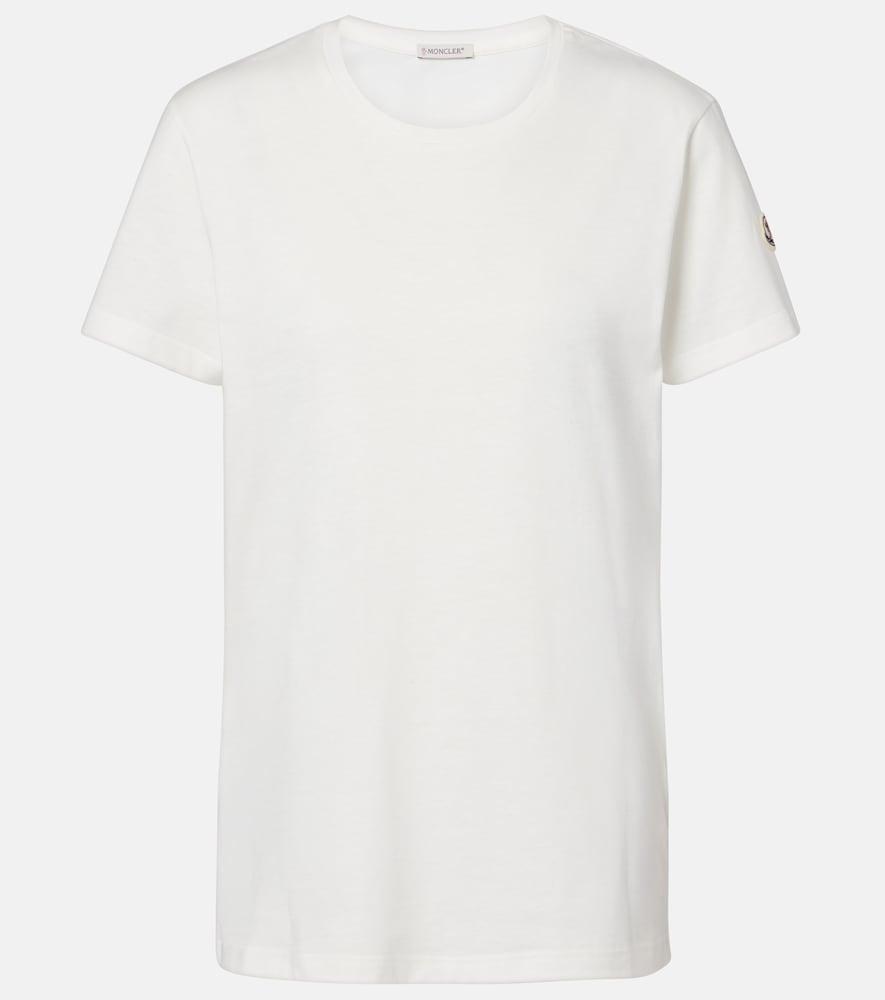 moncler logo cotton jersey t