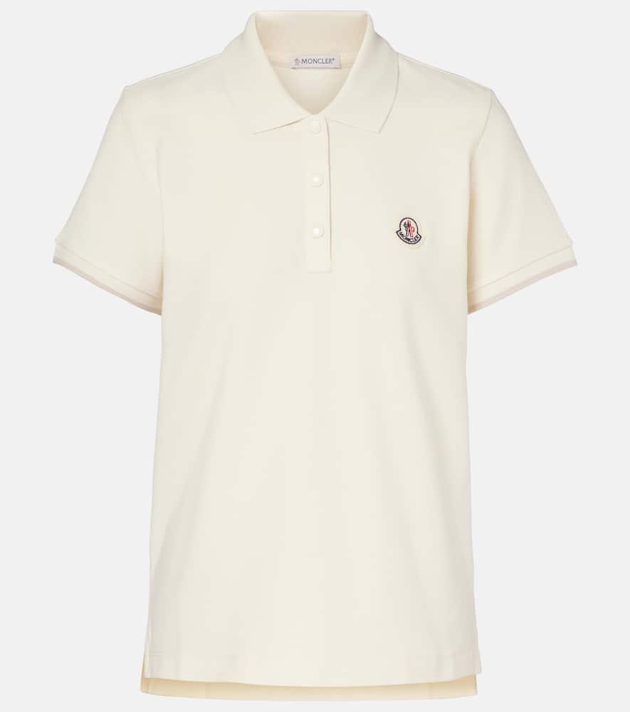 moncler logo cotton piqué polo shirt