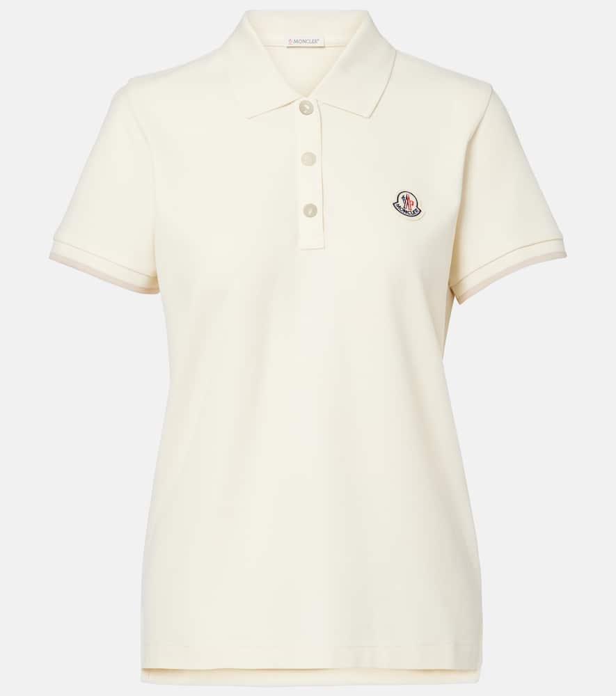 moncler logo cotton polo shirt