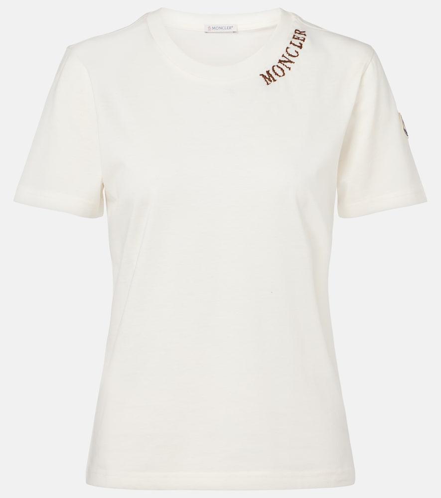 moncler logo cotton t