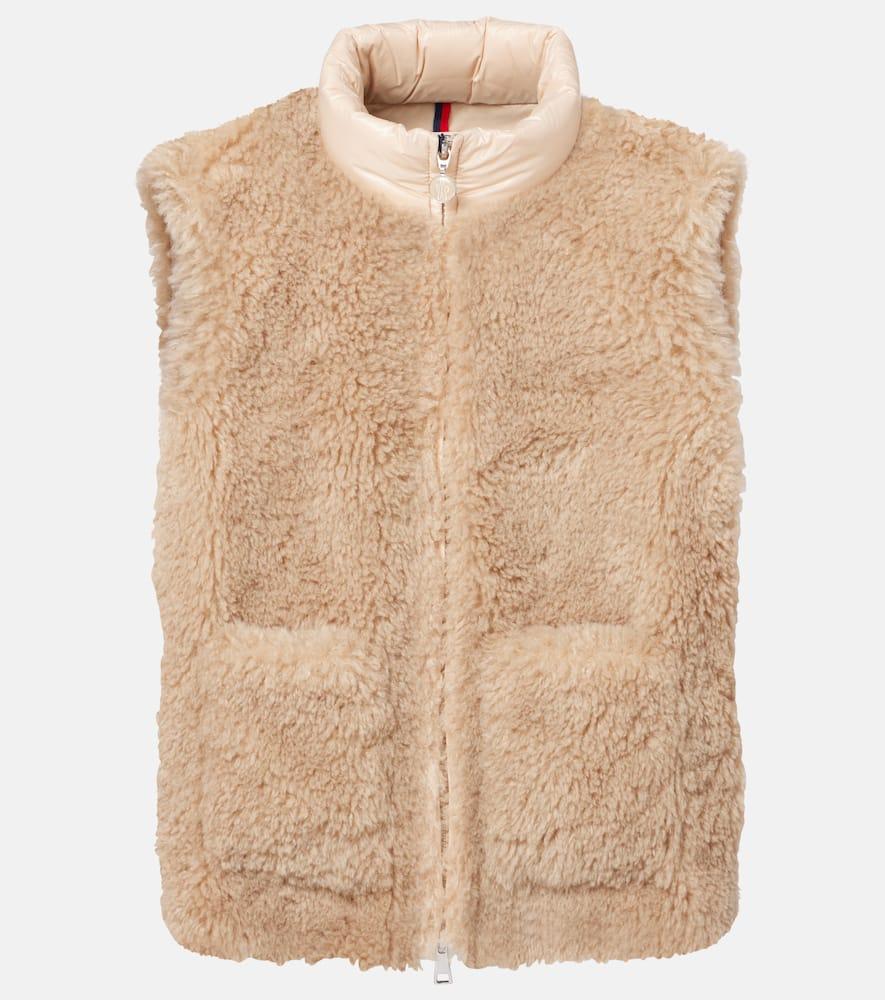 moncler logo down vest