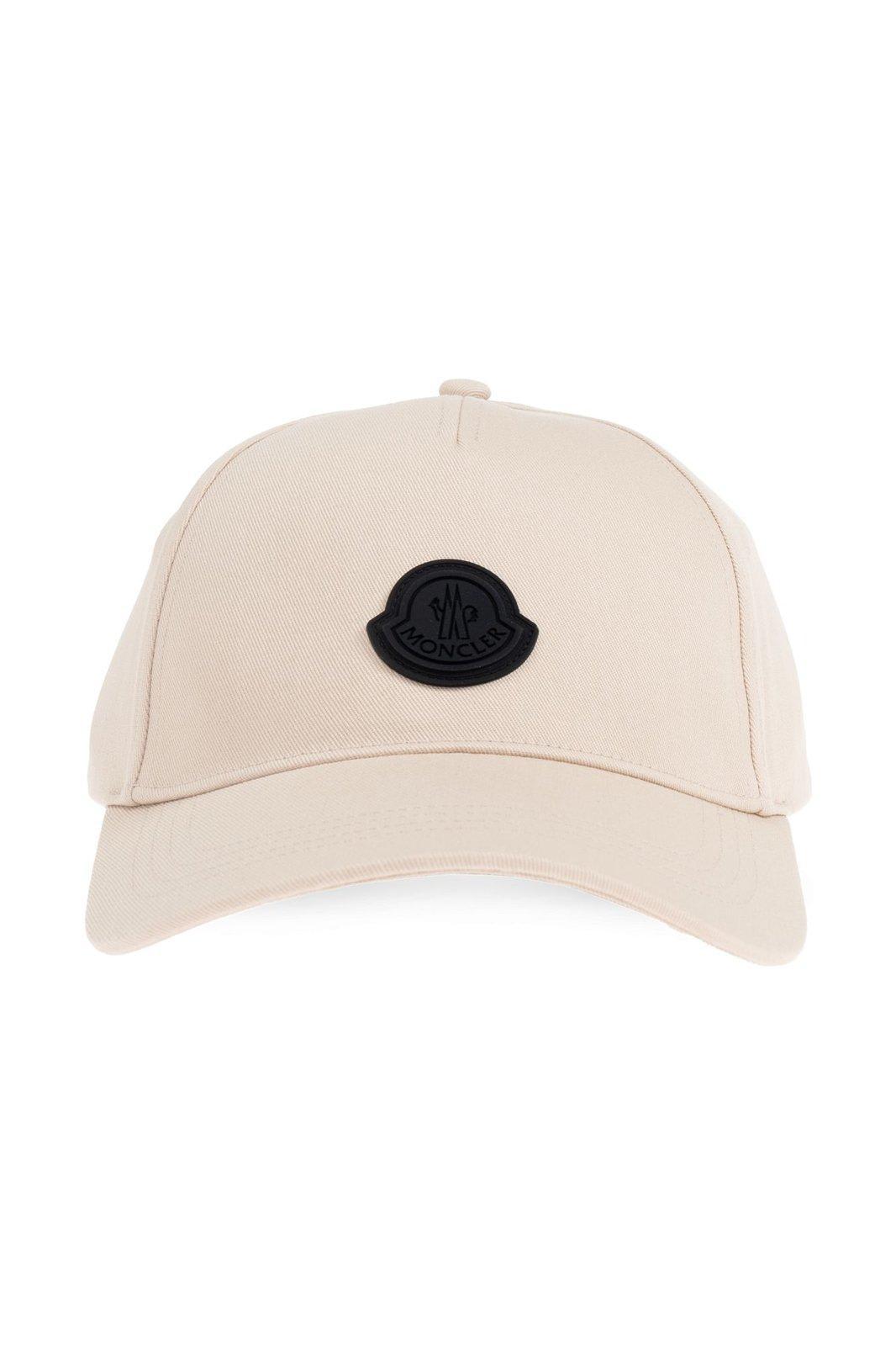 moncler logo patch baseball cap