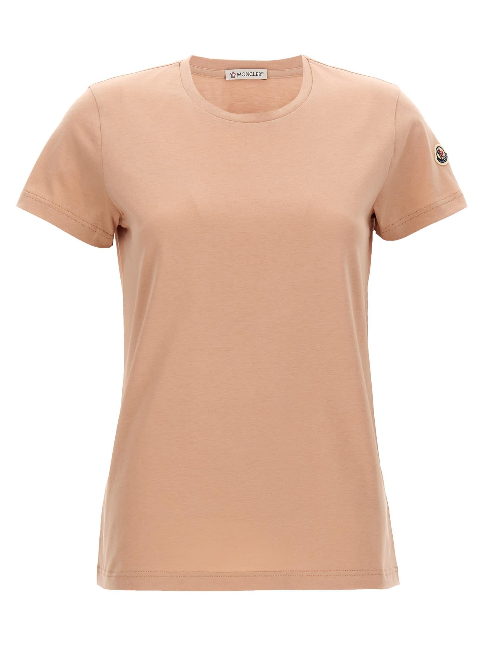 moncler logo patch t-shirt