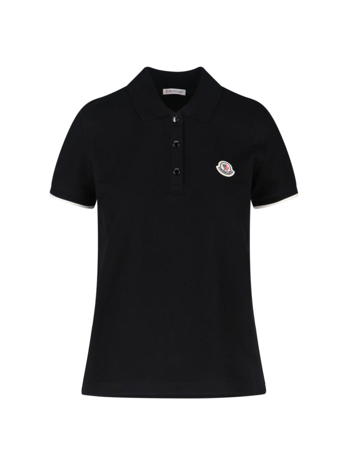 moncler logo polo shirt