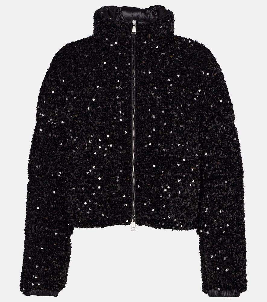 moncler louvi sequined down jacket