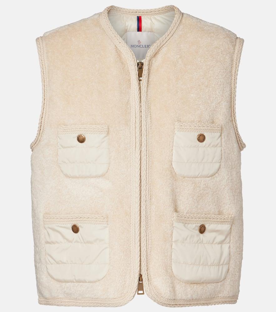 moncler mimosas teddy down vest