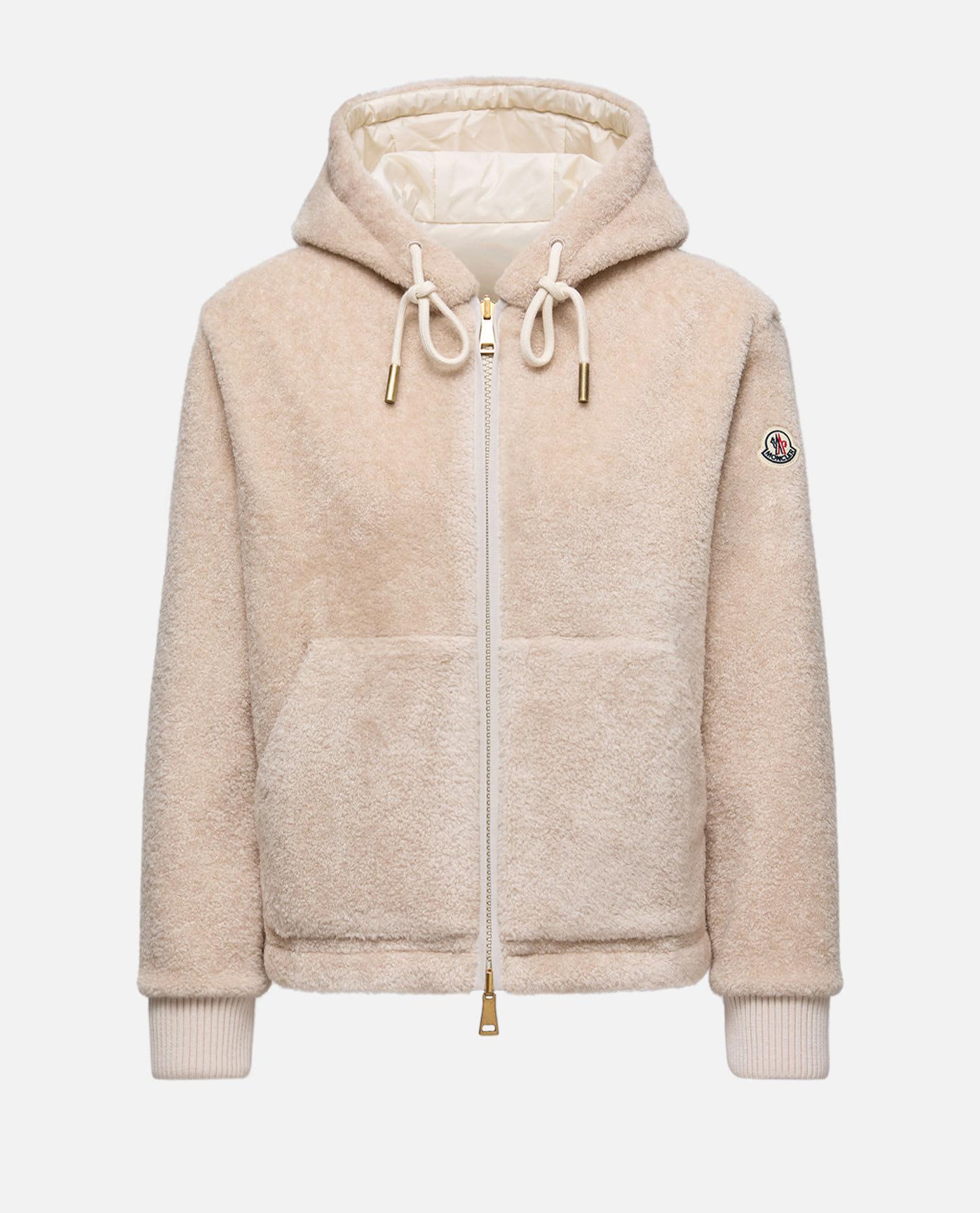 moncler padded sweatshirt