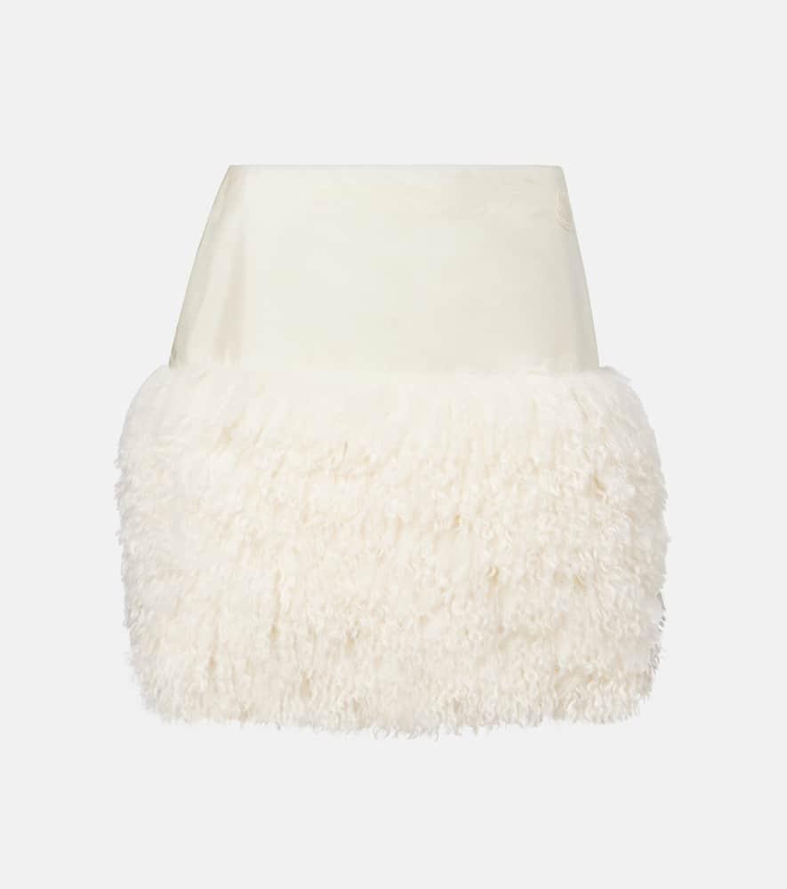 moncler paneled miniskirt