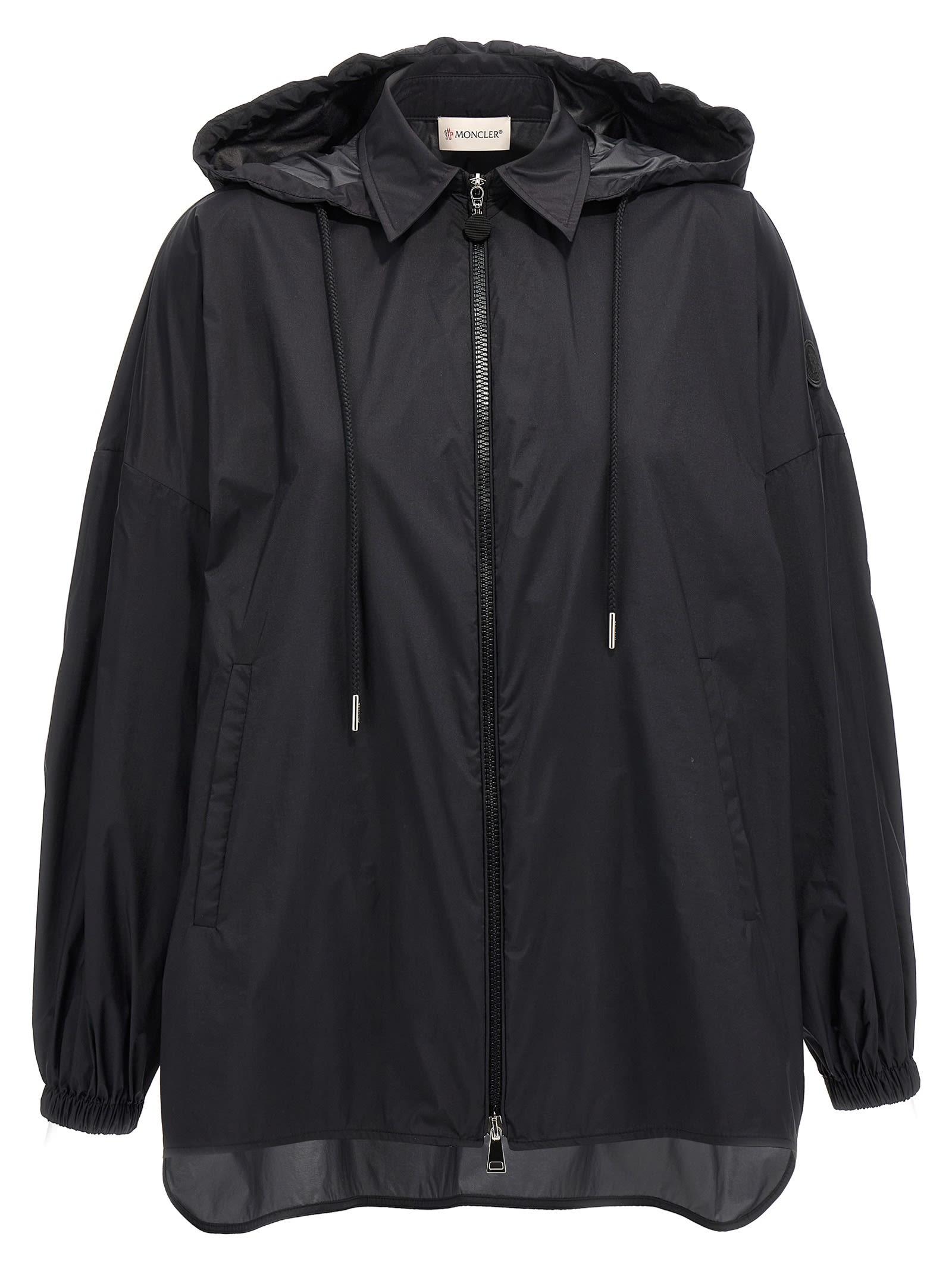 moncler ruffled windbreaker