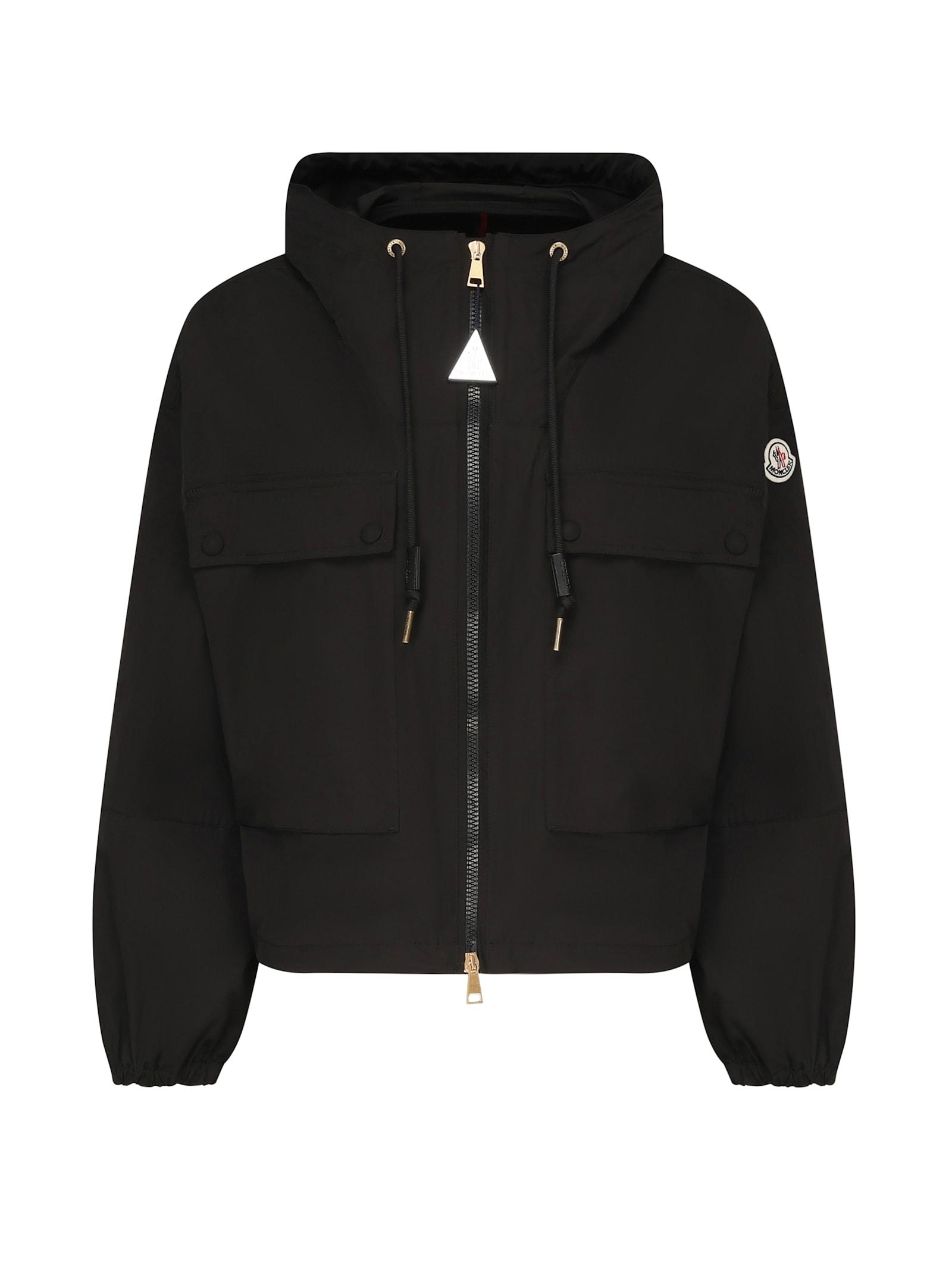 moncler sauvan parka with hood