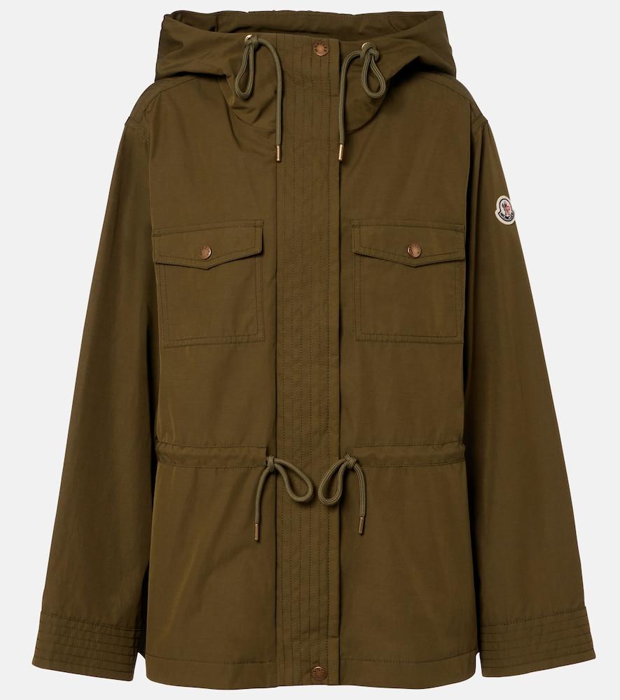 moncler serin hooded canvas jacket