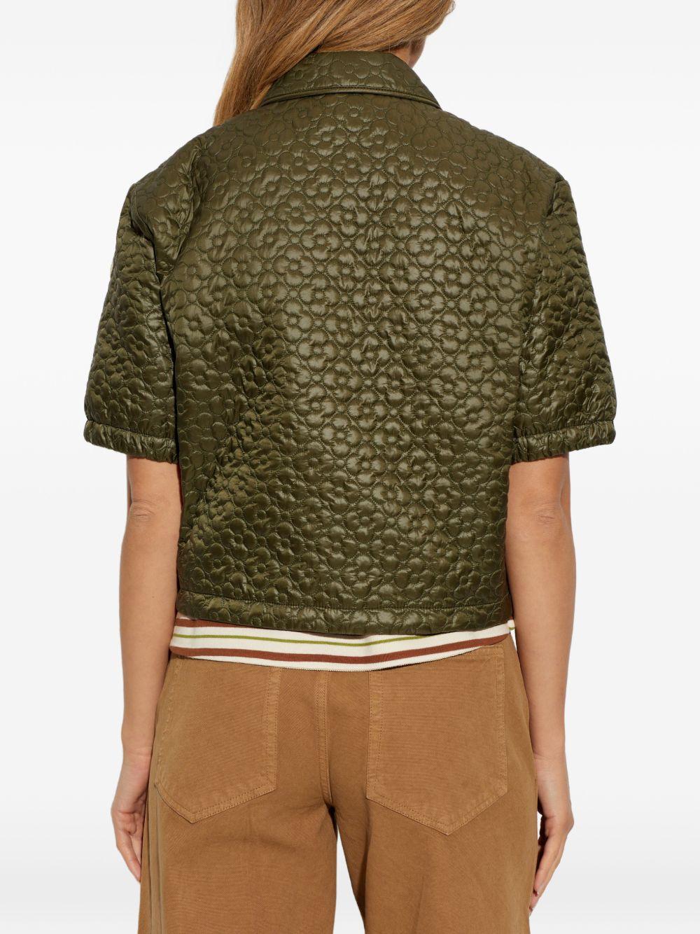 moncler shirts olive green co pl - women