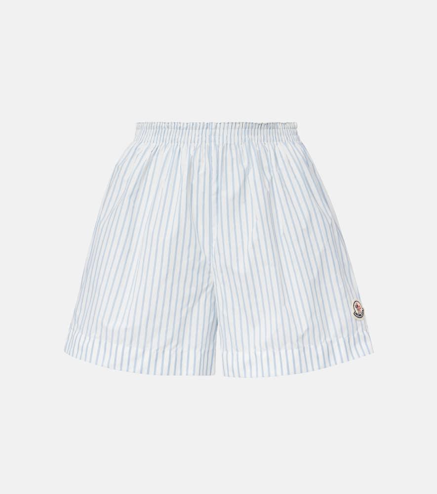 moncler striped technical shorts