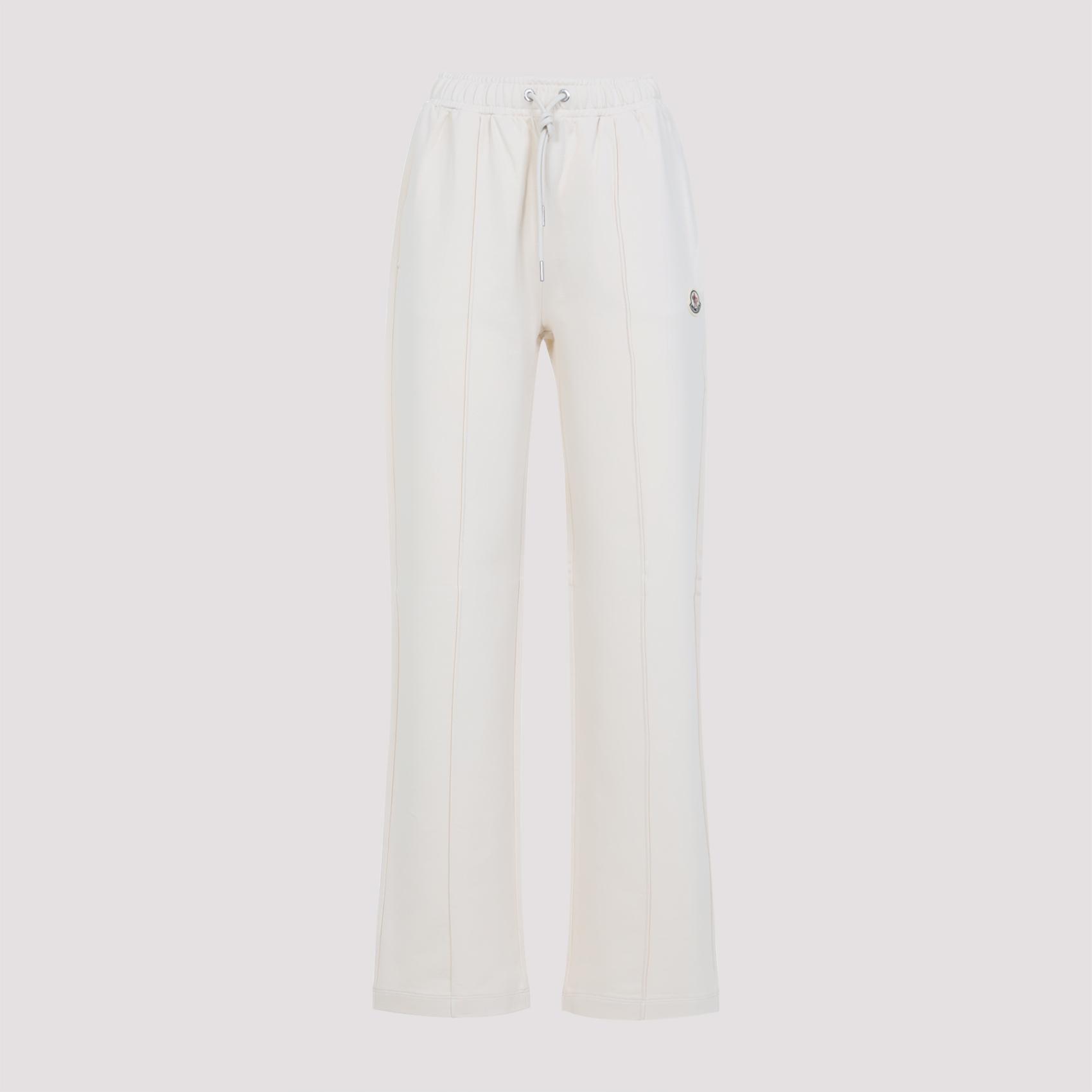 moncler sweat bottoms nude & neutrals cotton pant - women