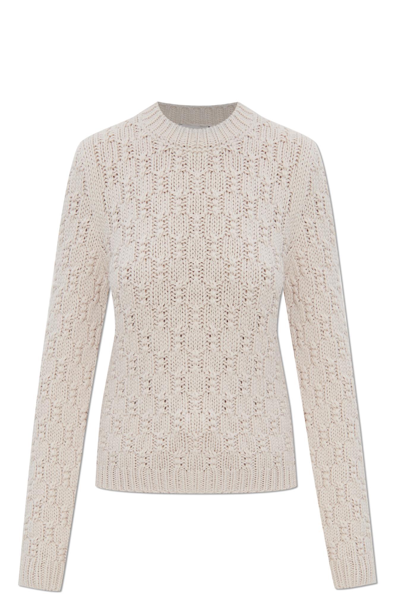 moncler sweater with decorative knit