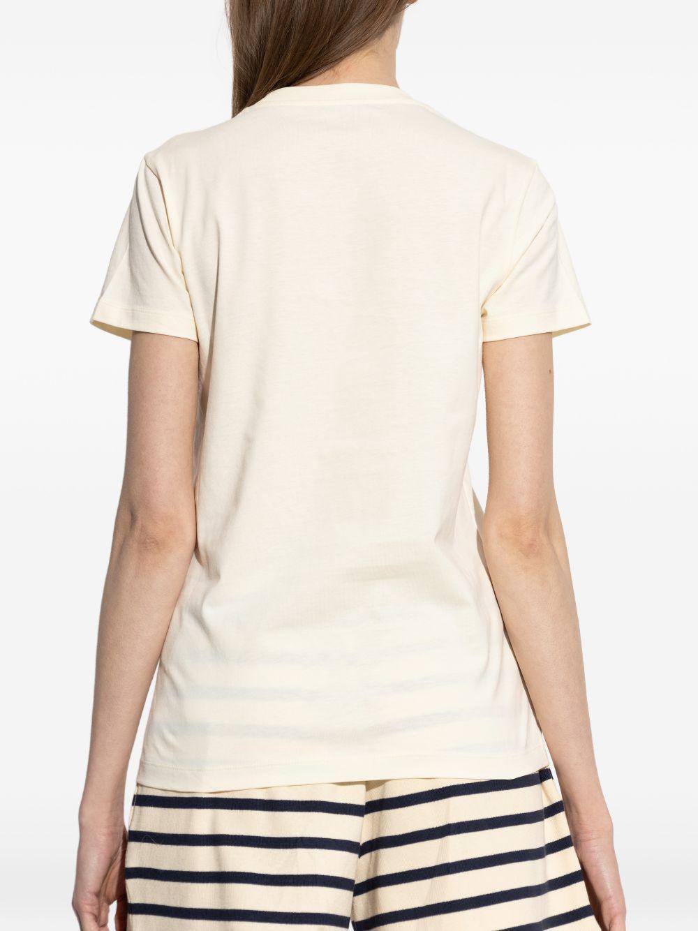 moncler t-shirts and polos ivory - women
