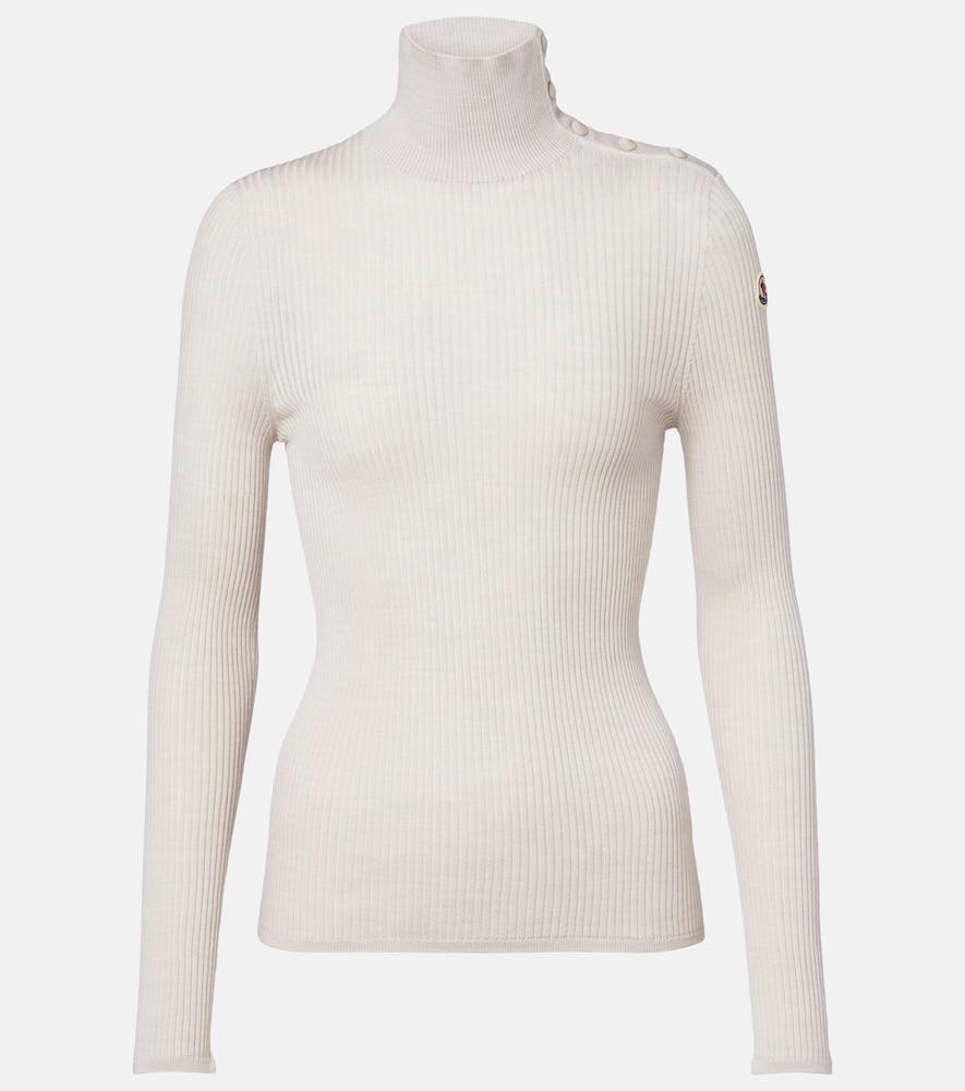 moncler turtleneck virgin wool sweater