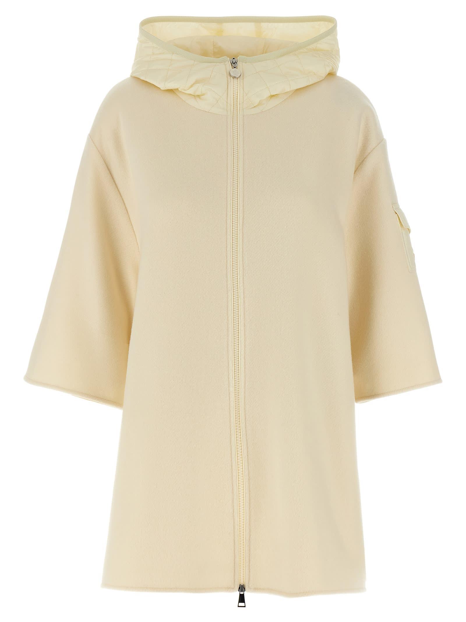 moncler two-material hood