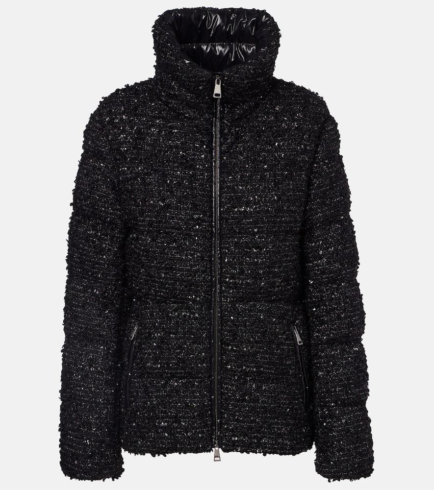 moncler urbel tweed down jacket