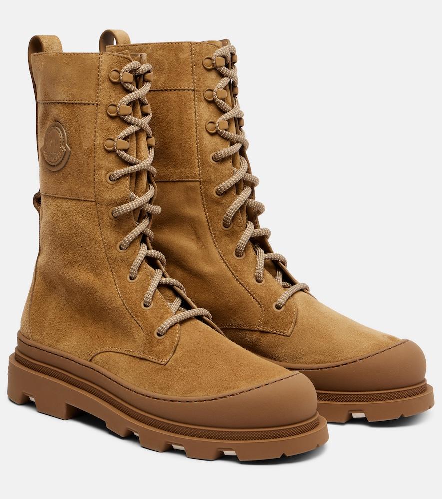 moncler vera suede combat boots