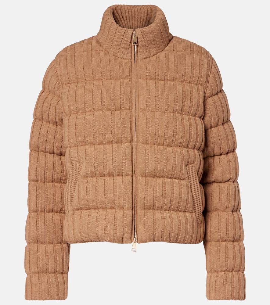 moncler wool and cashmere down jacket