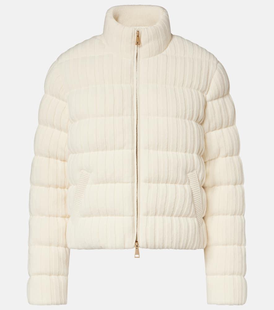 moncler wool and cashmere down jacket